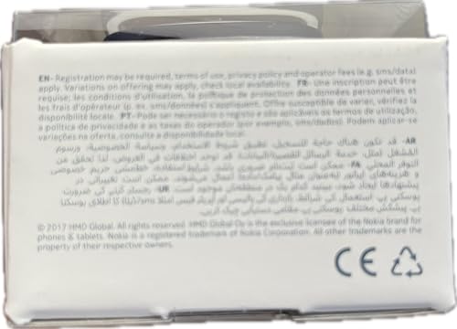 Nokia 3310 - Téléphone portable débloqué GSM (Ecran 2,4 pouces, ROM 32Go, Double SIM Appareil photo 2MP) Bleu Nuit