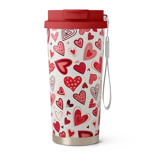 syuwdsnm 18 oz(530ml) Valentine's Day Stainless...