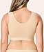 BRABIC Post Surgery Front Closure Bras for Women No Underwire Compression Bra Surgical Mastectomy Everyday Bra （Beige, Large