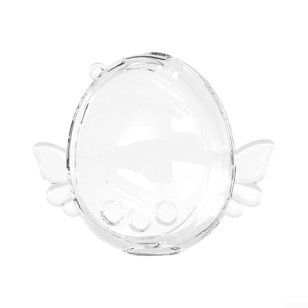 Linhexis Cute Protective Case Cover for Tamagotchi Meets, Transparent PC Cover, Anti-Scratch Shockproof Skin for Pet Game Machine(Transparent B)