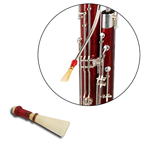 BEESCLOVER Bassoon Reed Medium Strength Bassoon Reed with Case Bassoon Parts & Accessories