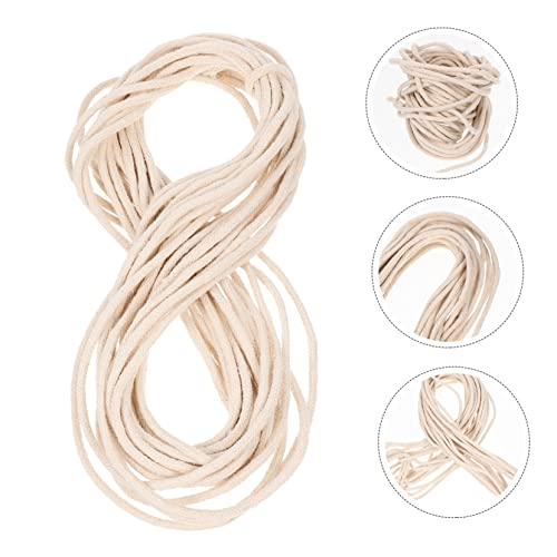 LIFKOME 2 rollos de mechas de algodón para velas templadas miniatura 5