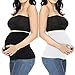 Belly Band for Pregnancy Maternity Clothes Belly Bands for Pregnant Women Black + White 5