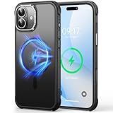 【2025新開発！新型TPUバンパー・安全性 】CUTELFON iPhone 17ケース 3倍米軍規格認証 耐衝撃 MagSafe対応 ワイヤレス充電 いPhone17 ケース 黄ばみなし 傷防止 アイフォン17 ケース 対応 半透明のマット背面 薄型 iPhone 17 6.1インチ用 ブラック