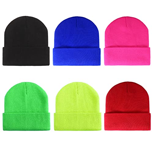 Beanie pour enfants bonnet maille extensible hiver chaud unisexe fille garçon 1-10 ans