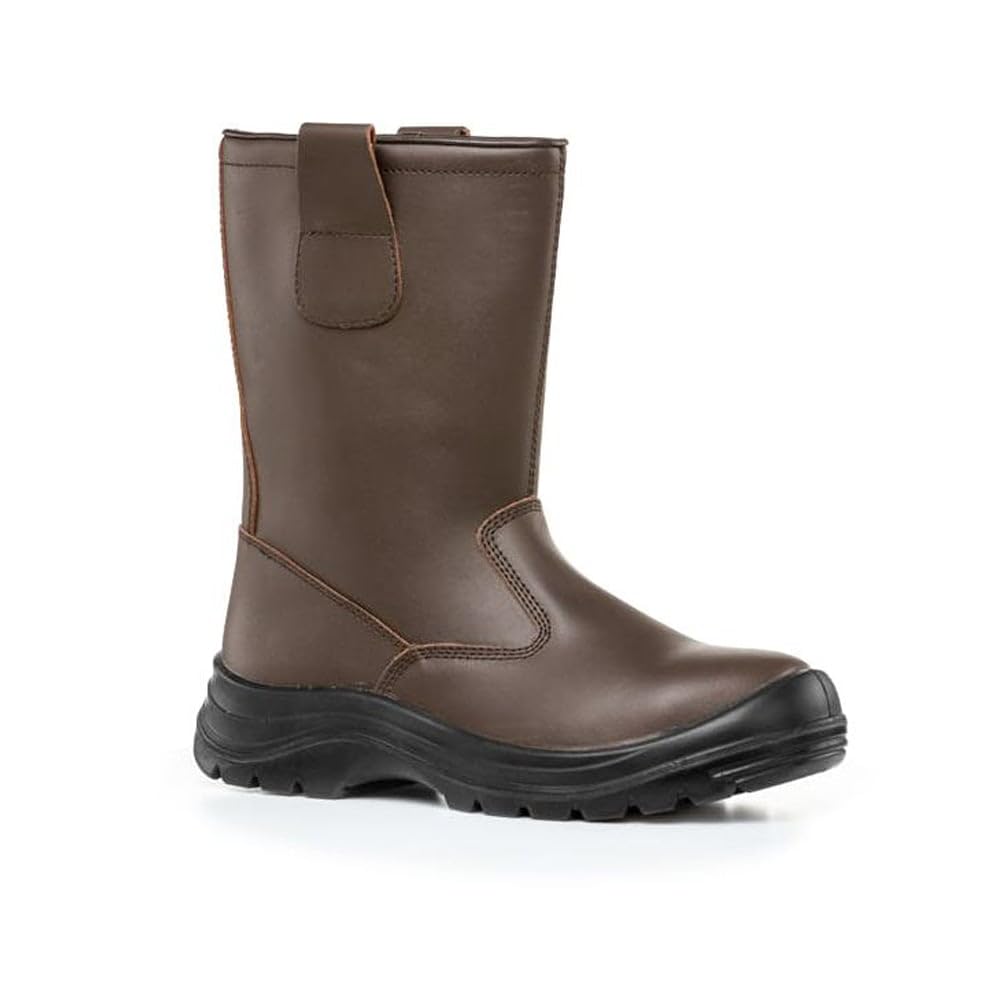 Coverguard Bota de seguridad de piel sin relleno, piroxita S3 SRC
