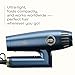 Infiniti PRO by CONAIR DigitalAIRE 2.0 Hair Dryer, 1875W Frizz-Reducing Ionic Hair Blow Dryer with Diffuser, Up to 5X More Speed and 90,000 RPMs for Advanced Drying Power, Blue