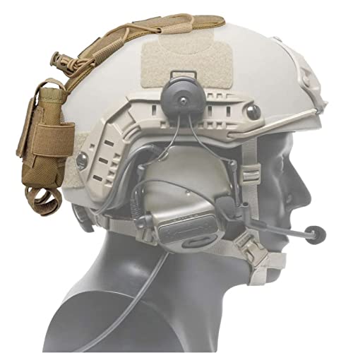 Livans Tactical Helmet Battery Pouch, Mk2 Helmet Nvg Battery Pack Case Counterweight Pouch Balance Weight Bag With Hook N Loop For Hunting Airsoft #TOP5