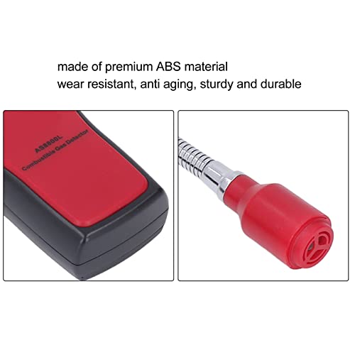 Gas Leak Detector,Combustible Gas Detector,Portable Gas Sniffer,Alarm Portable Gas Leak Tester Universal For Factories Garages #TOP1