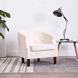 Structure solide et stable : Doté de pieds en bois robuste, ce fauteuil salon assure une excellente durabilité et un support fiable pour un usage quotidien, que ce soit comme siège principal ou comme fauteuil d'appoint dans votre intérieur.