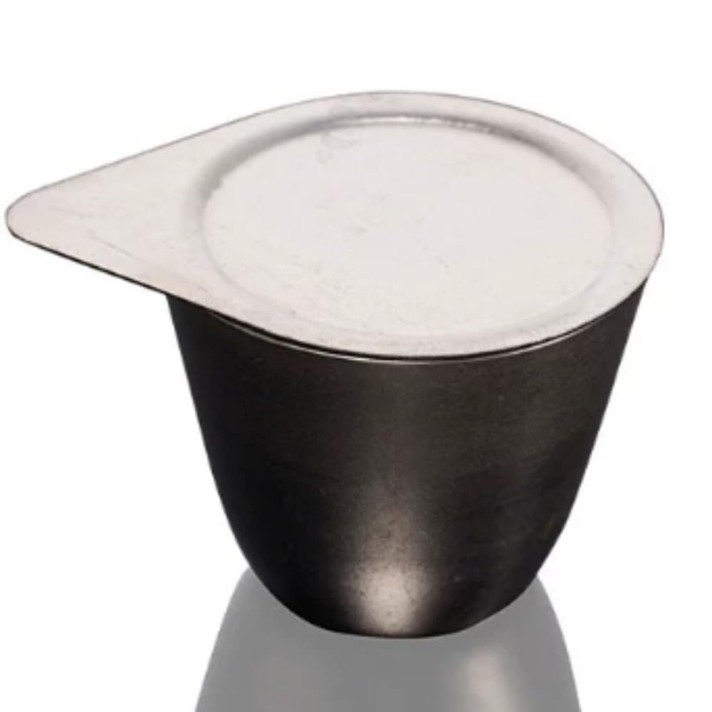Crisoles de níquel, plata y hierro con opción de tapa - 30 ml / 40 ml for uso en laboratorio(Nickel 30ML)