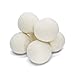 Wool Dryer Balls by Bestoss 6-Pack, XL Premium Reusable Natural Fabric Softener