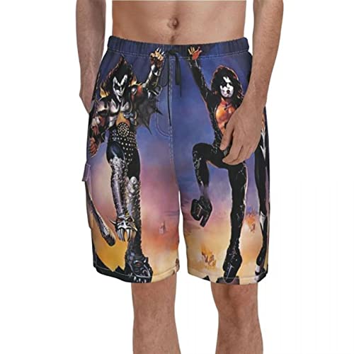 ZYYZDM Beach Shorts Hot Men Cute Printed Swimming Trunks Plus Size