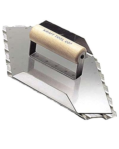 Kraft Tool CF088 Safety Ramp Hand Right Groover 1-Inch Spacing, 13-1/2 x 5-1/2-Inch