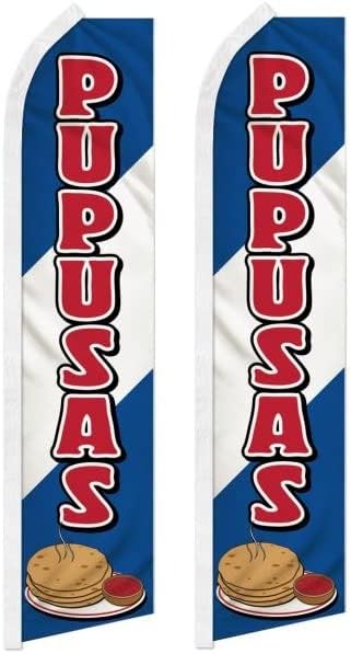 PUPUSAS Flag (Mount and Poles are Not Included) (2)