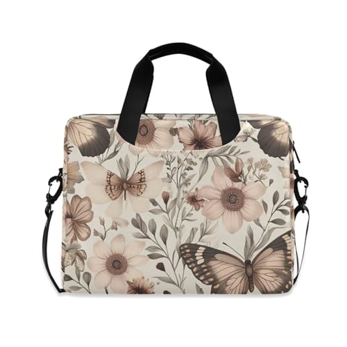 Funda para portátil con estampado de mariposas ALAZA 13-15.6 pulg