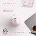 Liberex Sonic Vibrating Facial Cleansing Brush - 3 Brush Heads with 3 Modes, Waterproof, Smart Timer, Wireless Charging for Face Cleaning, Exfoliating and Massaging, Egg Shape, Pink
