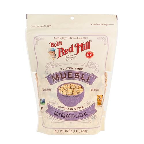 Image of Bob's Red Mill Gluten Free Muesli, 16oz (Pack of 1) - Gluten Free, Non GMO, Kosher