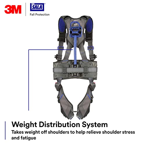 Image of 3M DBI-SALA Comfort Construction Weight Distribution Positioning Safety Harness