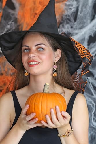 Halloween Pumpkin Bracelets Adjustable Slider Gold Beaded Bracelets Gold Snake Bracelets2