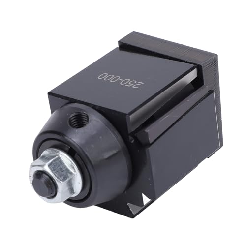 Wedges Type Tool Post Set, CNC Lathe Tool Holder 250-000 High Speed Steel Wedges Type Quick Changing Lathe and Facing Post Holder, Fully Enclosed Structure Square Tools