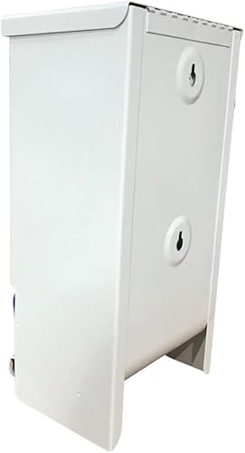 Miniatura 8 de Dispensador de tampón y almohadilla, compacto, venta libre, accesorio de baño de acero blanco