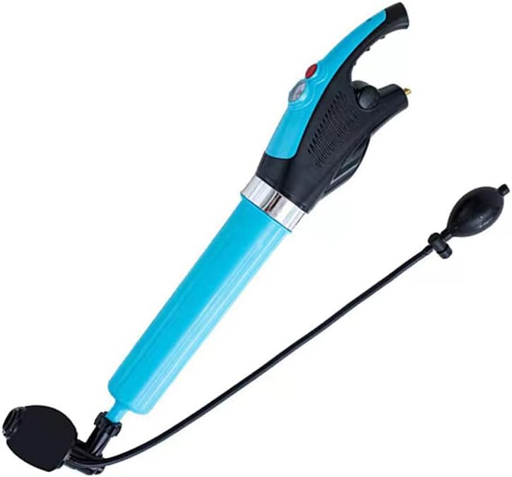 Sink Plunger, Toilet Plunger, Toilet Clog Remover, Air Drain Blaster, Power Drain Plunger with Replaceable Heads & Visual Barometer, Blue