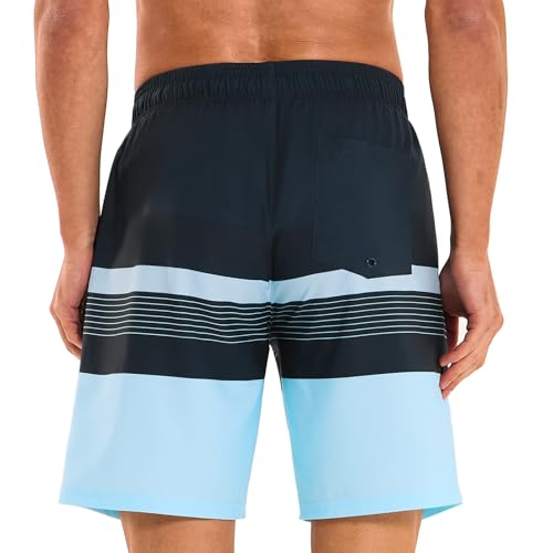 Image of HOdo Mens Swim Trunks with Mesh Liner 9 inch Quick Dry Swim Shorts Bathing Suits for Men Swimwear Board Shorts wiht Pockets