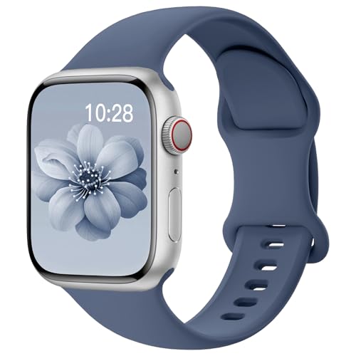 Sport Silicone Band Compatible with Apple Watch Bands for Women Men
