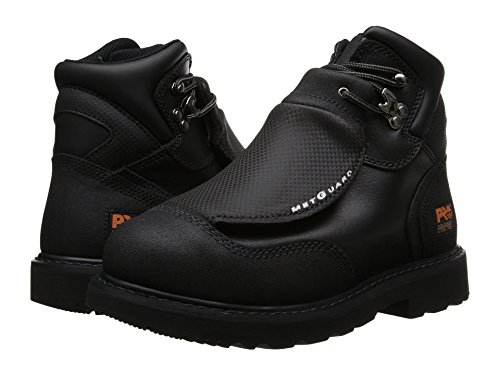 Timberland PRO Timberland PRO Men's External Metguard 6 Inch Steel Safety Toe Industrial Work Boot, Black, 13 W