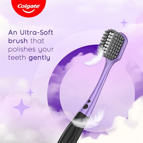 Image of Colgate Visible White Purple Toothbrush Pack of 2