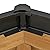 Outsunny 11' x 13' Hardtop Gazebo with Galvanized Steel Roof, Wooden Frame, Permanent Pavilion Outdoor Gazebo with Ceiling Hook for Garden, Patio, Backyard, Lawn