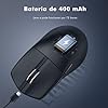 Mouse Sem Fio Gamer Leve, 2.4G, Bluetooth, USB-C, 10000 DPI, 4000Hz, Bateria 400mAh, Ergonômico para PC/Notebook #5