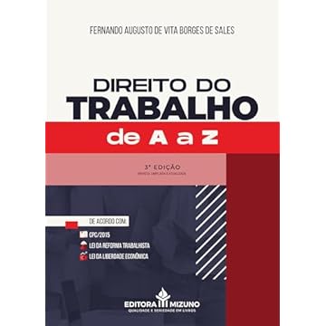 Capa do livro Direito do Trabalho de A a Z 3ª Edição