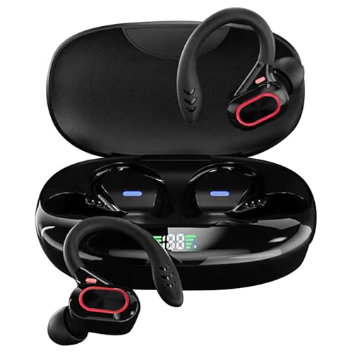 Fone de ouvido sem fio Bluetooth Qualidade de som HiFi Resistente à água Controle de toque com as mã