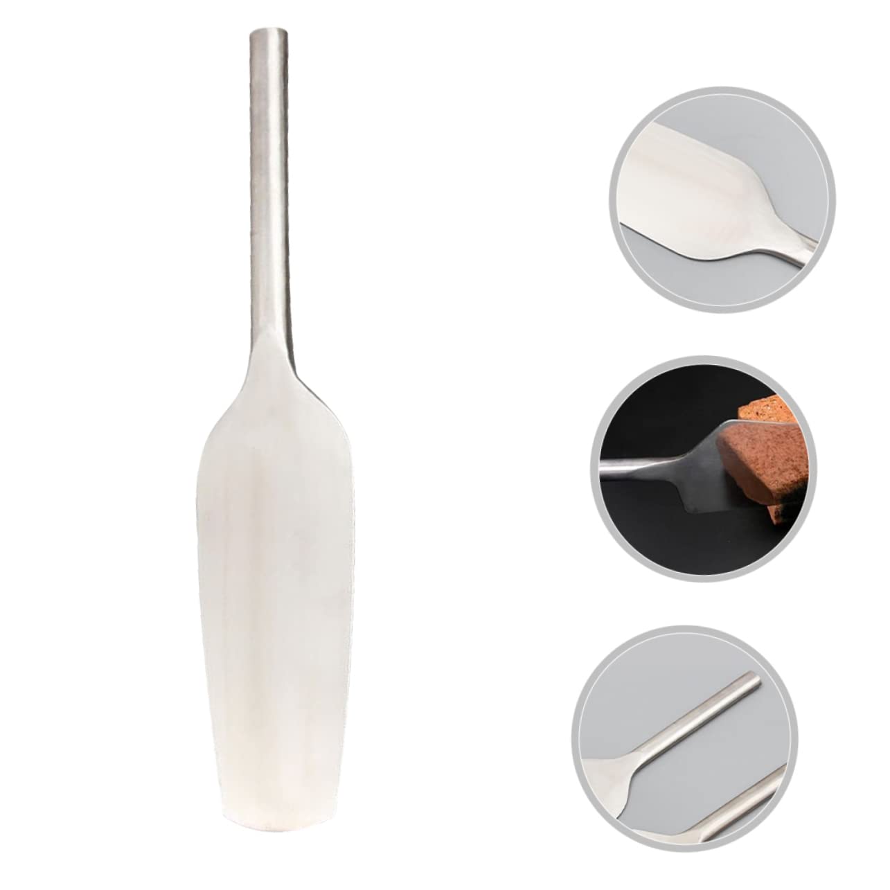 NUOBESTY Paleta de Inoxidable Herramienta de Albañilería Resistente Llana para Construcción Reparaciones Pequeñas 1 Pieza