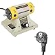 Poliermaschine Schmuck, Schleifbock Doppelschleifer Elektroschleifer Polierbock Poliermaschine Tisch poliermaschine für Schmuck 3 0-10000r/min 220V 350W
