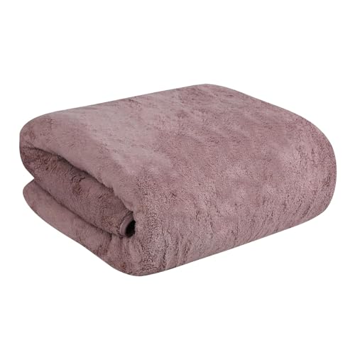 Image of Fezora Microfiber Bath Towel for Men & Women - Large Size 70x140 cm, 400 GSM, Ultra Soft, Quick Dry, Lightweight & Super Absorbent Towel for Bathroom, Gym, Spa, Travel & Swimming (Wine)