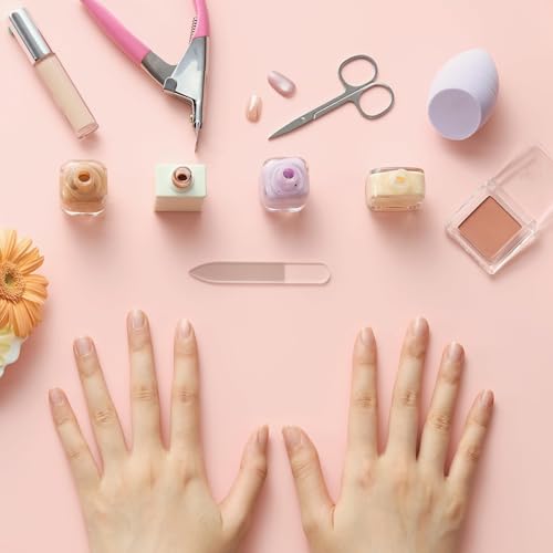 Juego de Limas de Uñas de Vidrio – Lima Cristal para Uñas Naturales con Superficie Pulidora Fina, Limas Profesionales para Manicura y Pedicura, Nail File de Vidrio para Cuidado Diario (3PCS) - imagen 5