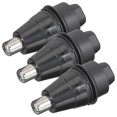 VINTORKY Nose Hair Trimmer Replacement Head 3-Pack Electric Nose Clipper Parts for Men Beard Razor Tool Easy to Clean Washable 1.96X0.98X0.98 Inch