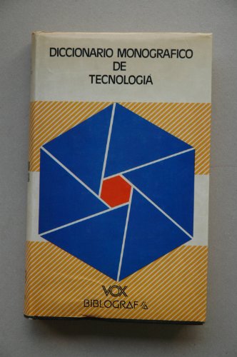 Portada de Diccionario monográfico de tecnología