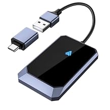 Android Auto Wireless Adapter for Factory Wired Android Auto - Instant Connection, Converts Wired to Wireless, Compatible with Android 10& Cars from 2015