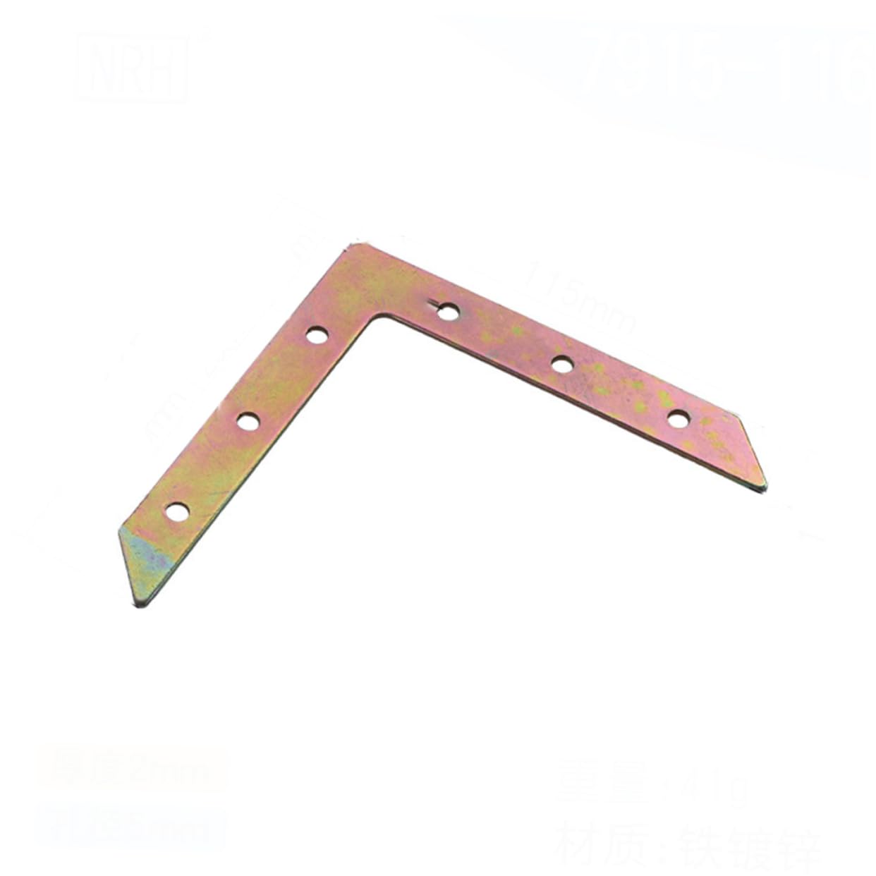 NAMOARLY 5pcs Fixed Bracket Stainless Steel Fixing Corner Plate Bracket Furniture Accessories Code Corner Angle L-Type Corner