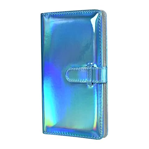 HIYQIN Mini Photo Album,Instax Mini PU Leather Album 96 Pockets for 3-inch Fuji Instax Mini 11/8/9/7s/25/70/90/ EVO Instant Camera Link Printer,Polaroid Snap PIC Cover