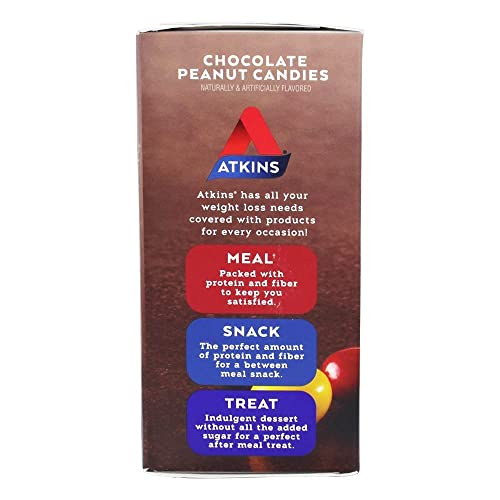 Atkins Endulge Chocolate Peanut Butter Candies 5-1.2 Oz Packs #TOP4