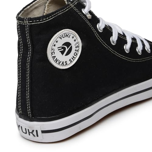 Image of YUKI Unisex Canvas Comfortable & Lightweight Sneaker for Men's and Women's | High Top Canvas Sneakers