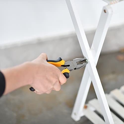 Land Lineman's Pliers,8 Inch Side Cutters,High Leverage Combination Pliers Multi-Purpose Fencing Wire Pliers #TOP6