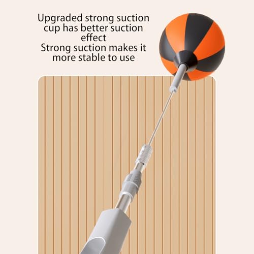 Bolsa de Boxeo de Reflejos | Bolsa de Velocidad de Pie,Entrenador De Reacción Rebotable con Base con Muelle Altura Ajustable para Ejercicio Práctica De Patadas Adolescentes Y Adultos - imagen 9