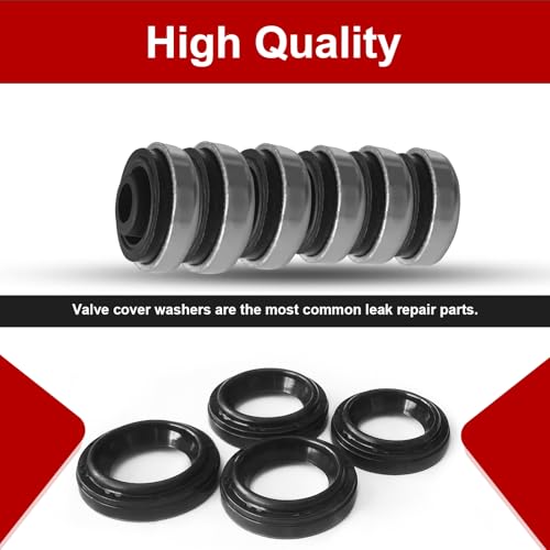 Image of Engine Valve Cover Gasket Seal Kit, Fits for H0nda Accord, CRV, Civic, Element, Crosstour, CSX, ILX RDX RSX TSX, Replaces OEM# VS50614R /VS50627R /12030-PNC-000 /12030-RAA-A01 /12341-R40-A00