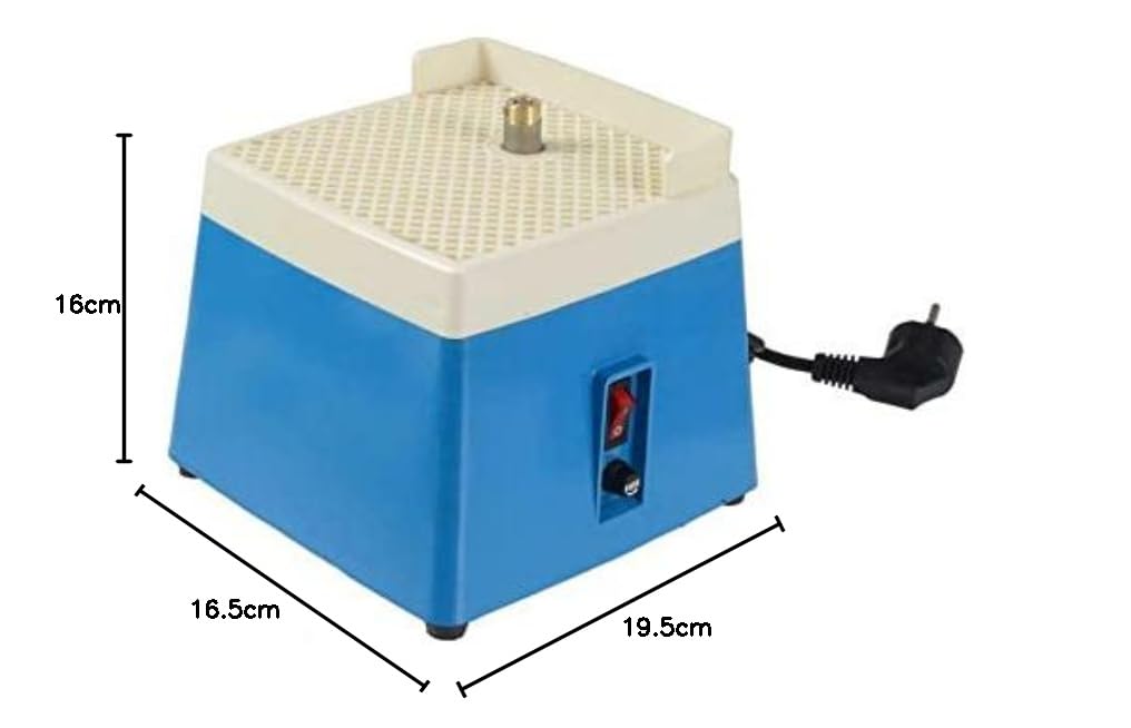Amoladora de vidrio portátil DIY 220V vitral eléctrica diamante herramienta de molienda automática arte, azul